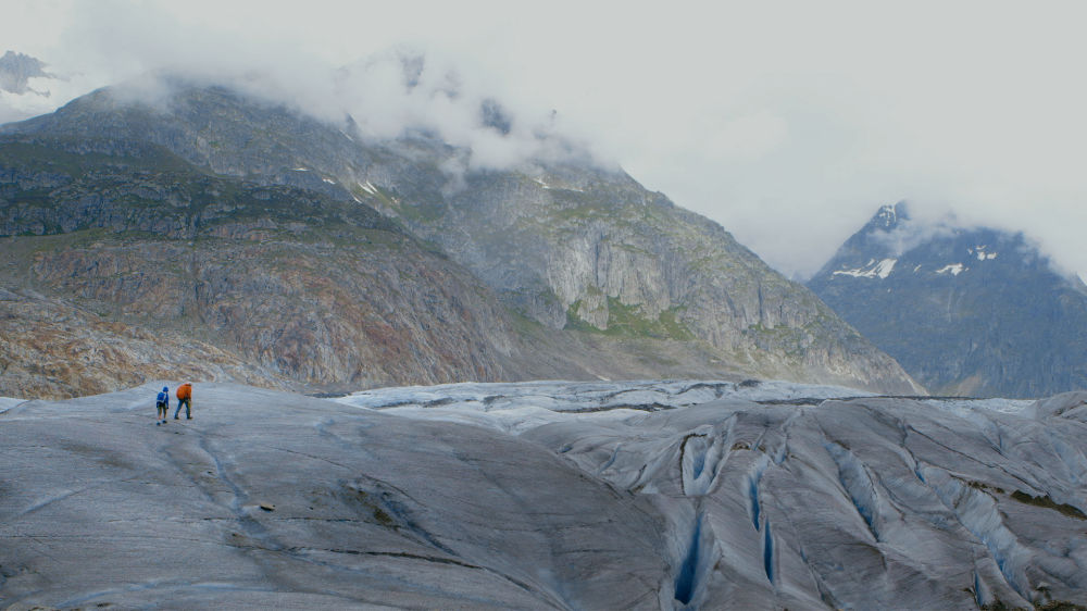 Wanderung auf dem Aletschgletscher