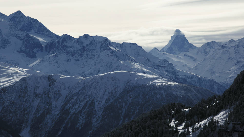 Riederalp mit Blick aufs Matterhorn